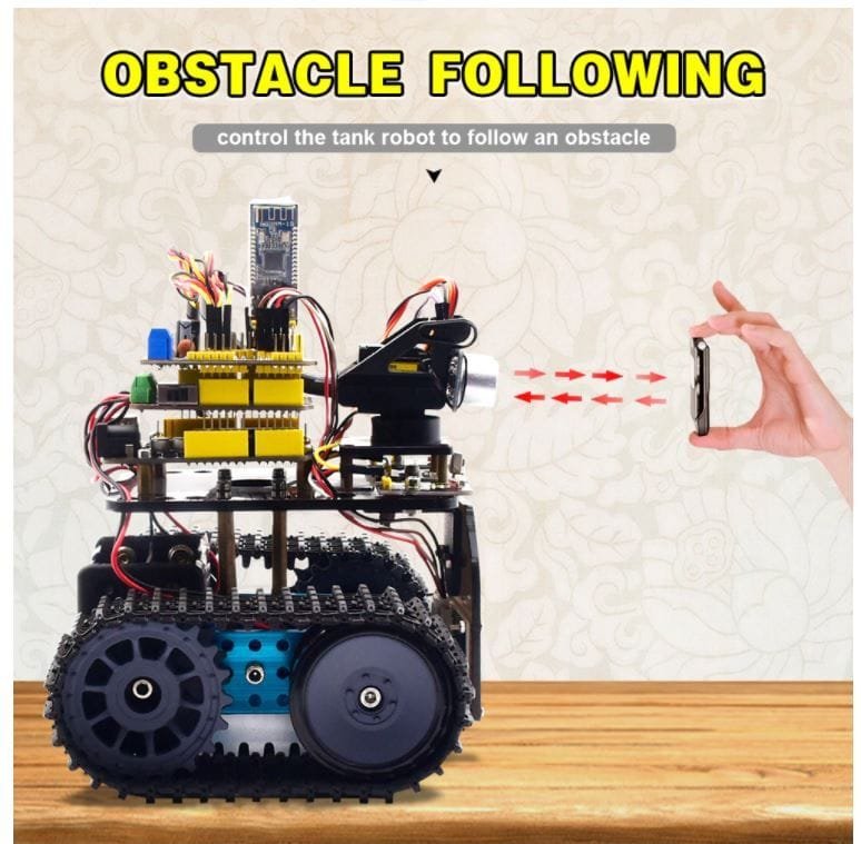 Nueva Versi N Tanque Robot Programable Arduino Sku R Hubot