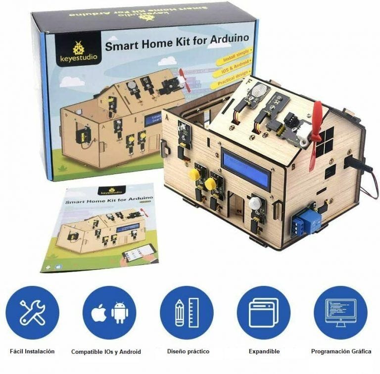 Kit Casa Inteligente STEM Keyestudio Arduino SKU 803R4 HUBOT