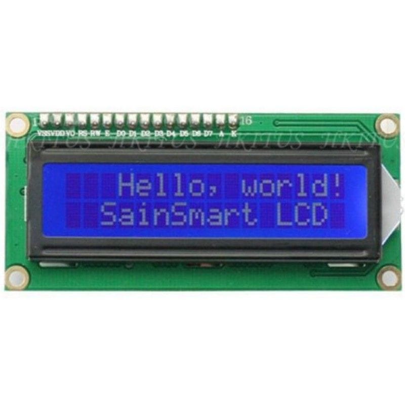 Módulo Display Lcd 1602 Azul Arduino Sku 282d1 Hubot 6339