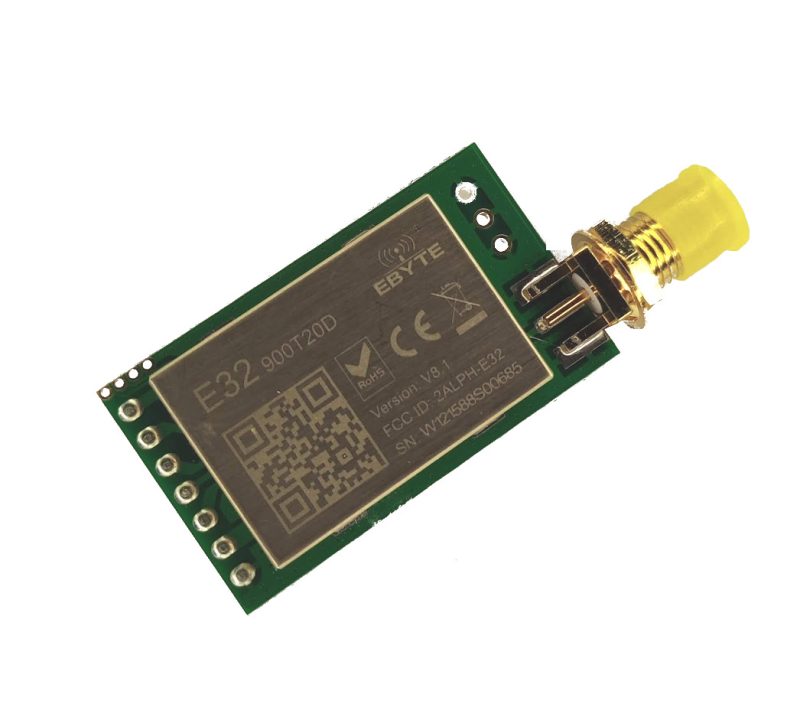 Módulo Transceptor LoRa E32-900T20D 100mW (SKU 692H4) | HUBOT